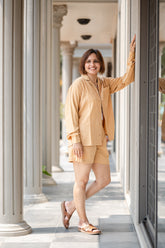 Light Brown Shirt & Shorts